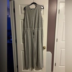 Gray Sleeveless Jumpsuit